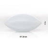 Bel-Art Spinbar Teflon Elliptical (Egg-Shaped) Magnetic Stirring Bar; 41.3 X 19MM, White